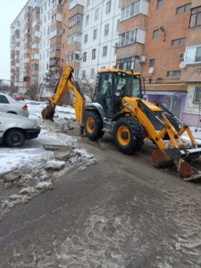 очистку дворовых территорий
